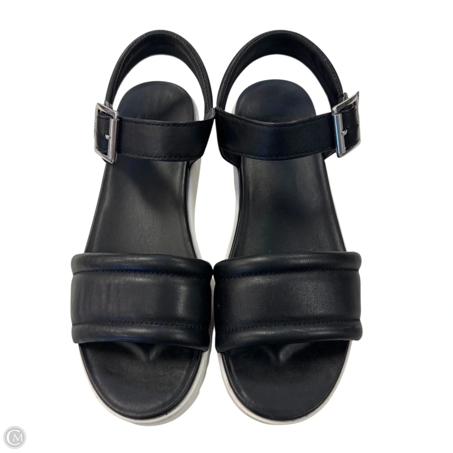 Sandals Designer By Ugg In Black, Size: 6