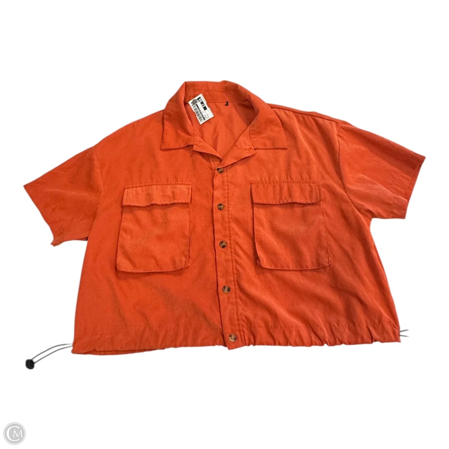 Top Short Sleeve By Clothes Mentor In Orange, Size: M