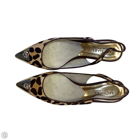 Shoes Heels Kitten By Michael By Michael Kors In Animal Print, Size: 8