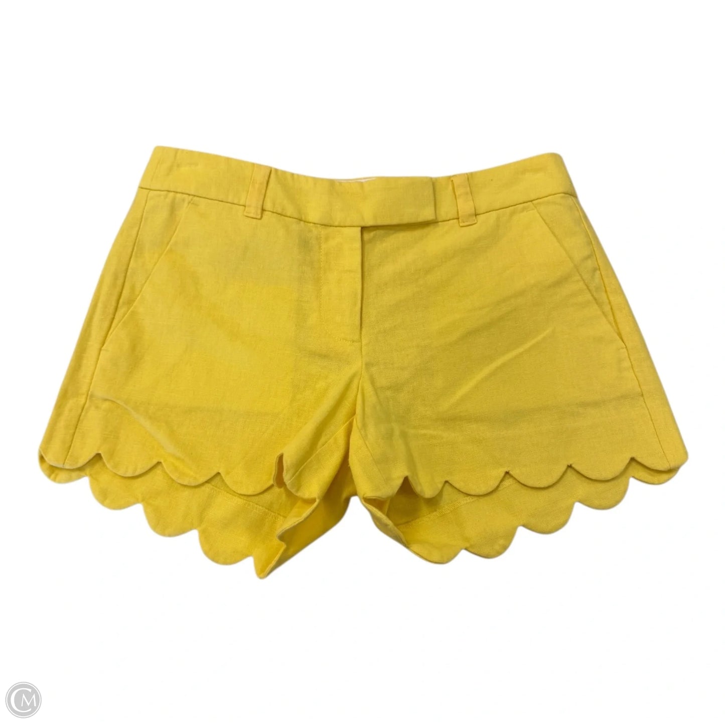 Shorts By J. Crew In Yellow, Size: 0