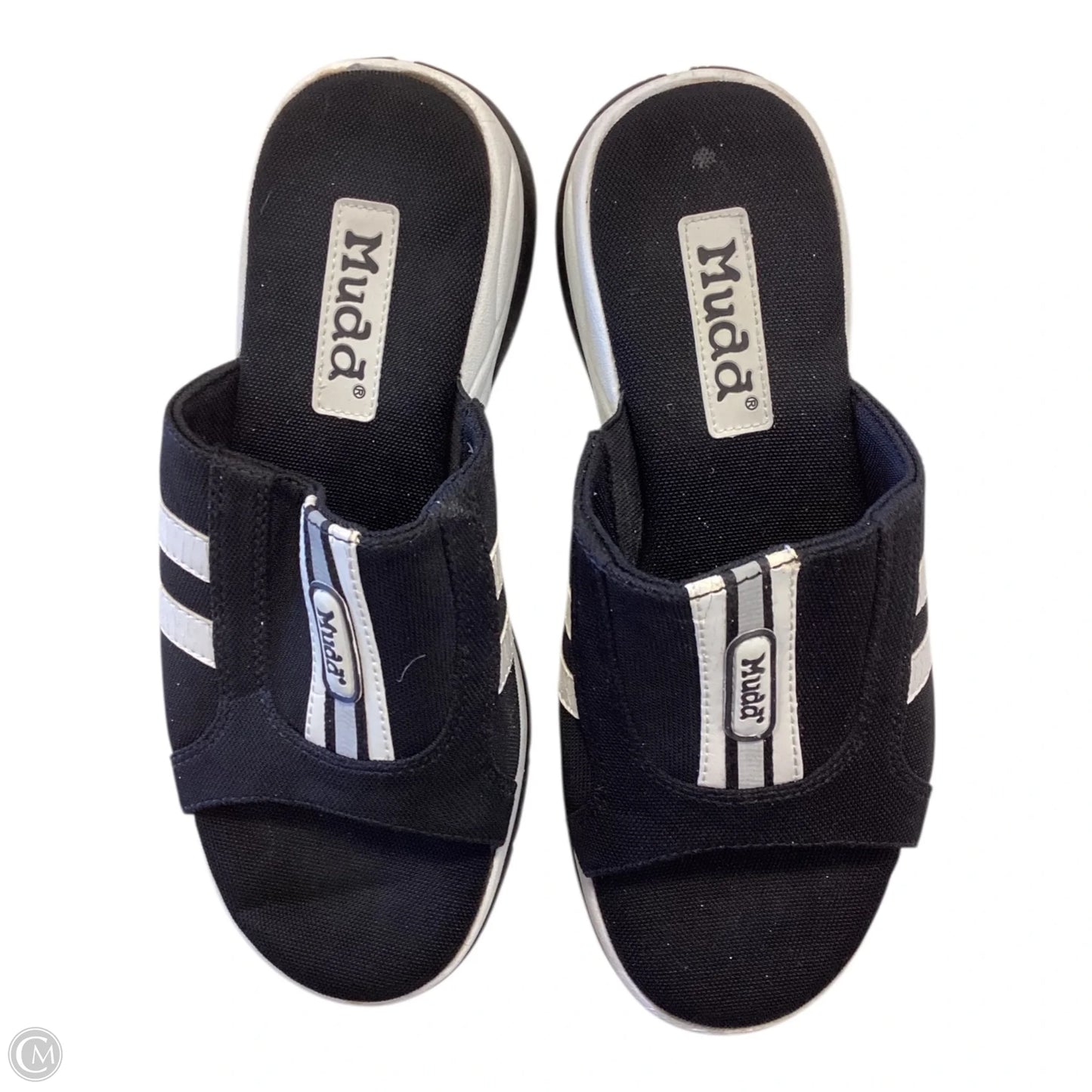 Sandals Flats By Mudd In Black, Size: 6.5