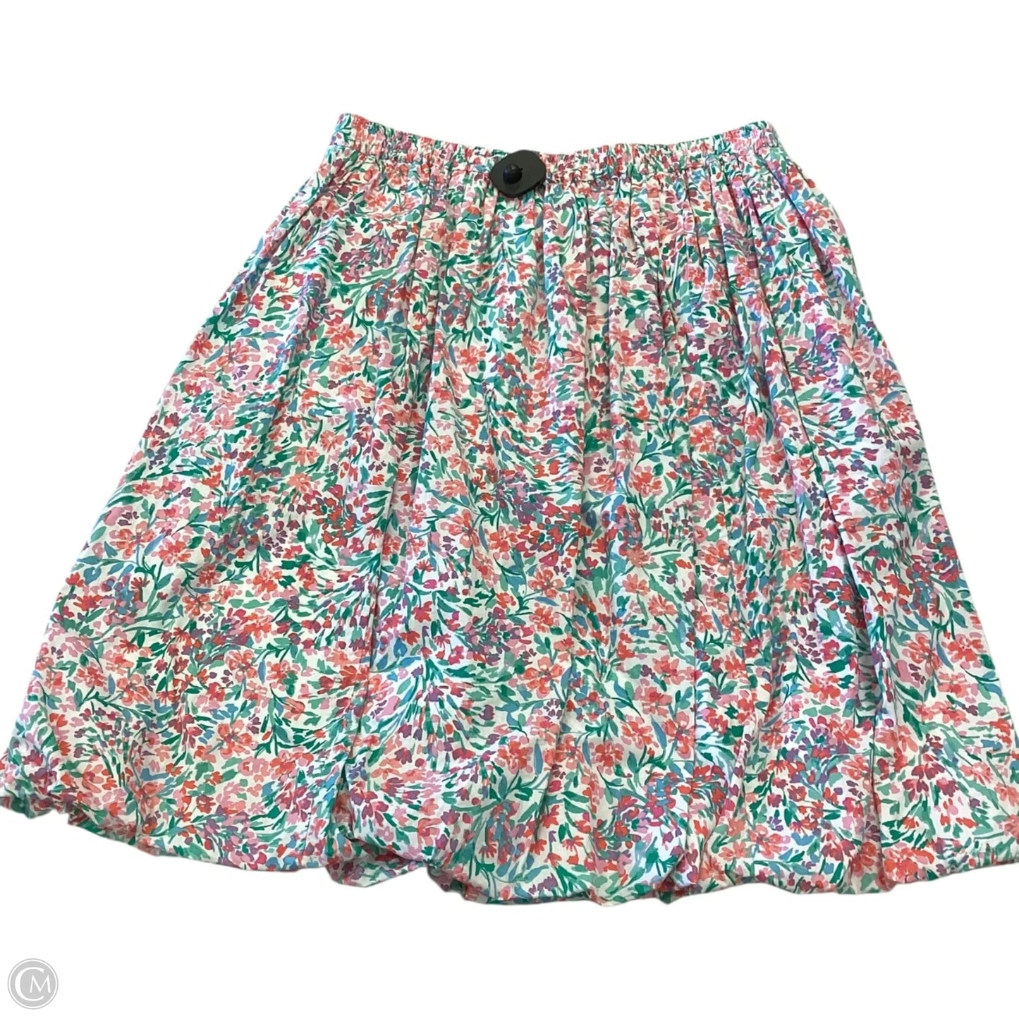Skirt Midi By J. Crew In Floral Print, Size: L