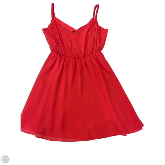 Dress Casual Short By Bebe In Orange, Size: M