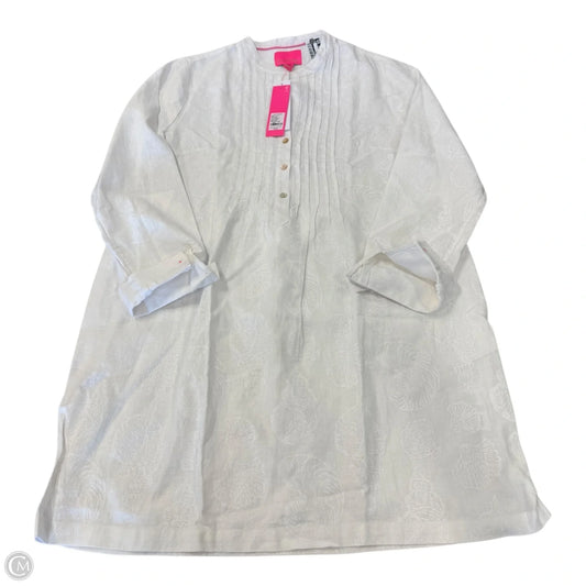 Dress Designer By Lilly Pulitzer In White, Size: 14