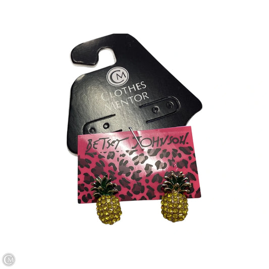 Earrings Dangle/drop By Betsey Johnson