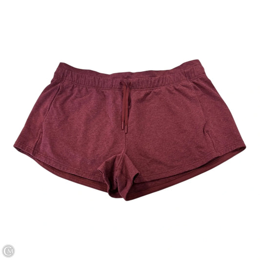 Athletic Shorts By Lululemon In Red, Size: 16