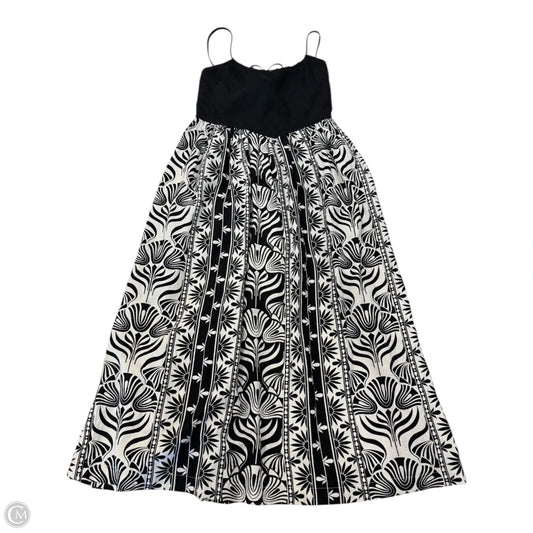 Dress Casual Maxi By Nicole Miller In Black & White, Size: 4