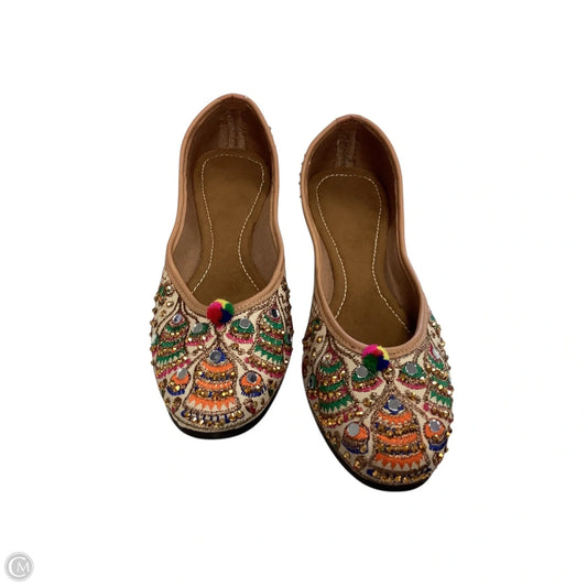 Shoes Flats By Clothes Mentor In Multi-colored, Size: 7