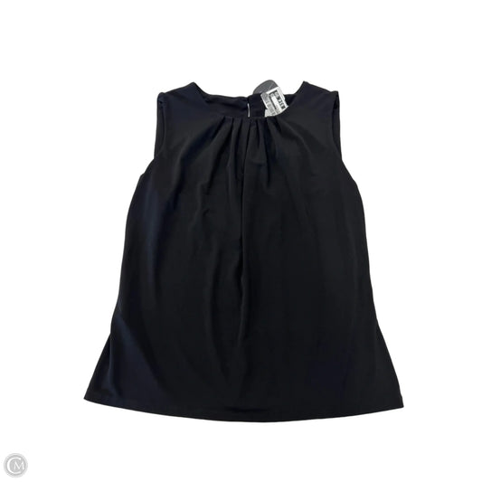 Blouse Sleeveless By Calvin Klein In Black, Size: Xs
