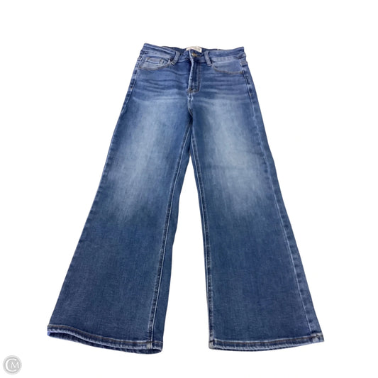 Jeans Flared By For The Republic In Blue Denim, Size: 8p
