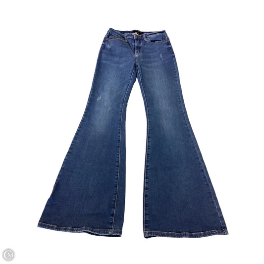 Jeans Flared By Judy Blue In Blue Denim, Size: 2