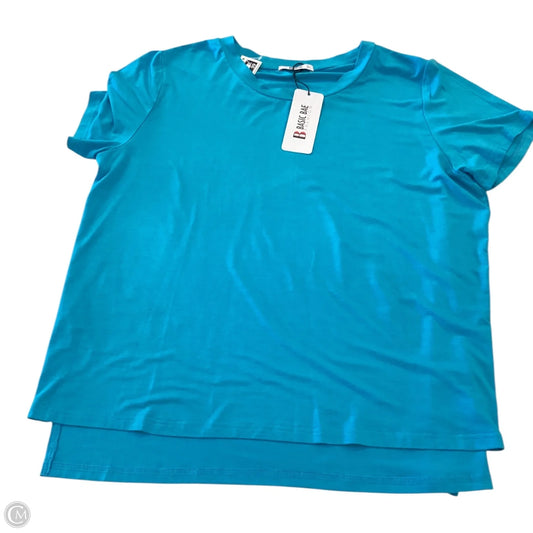 Top Short Sleeve Basic By Clothes Mentor In Blue, Size: L
