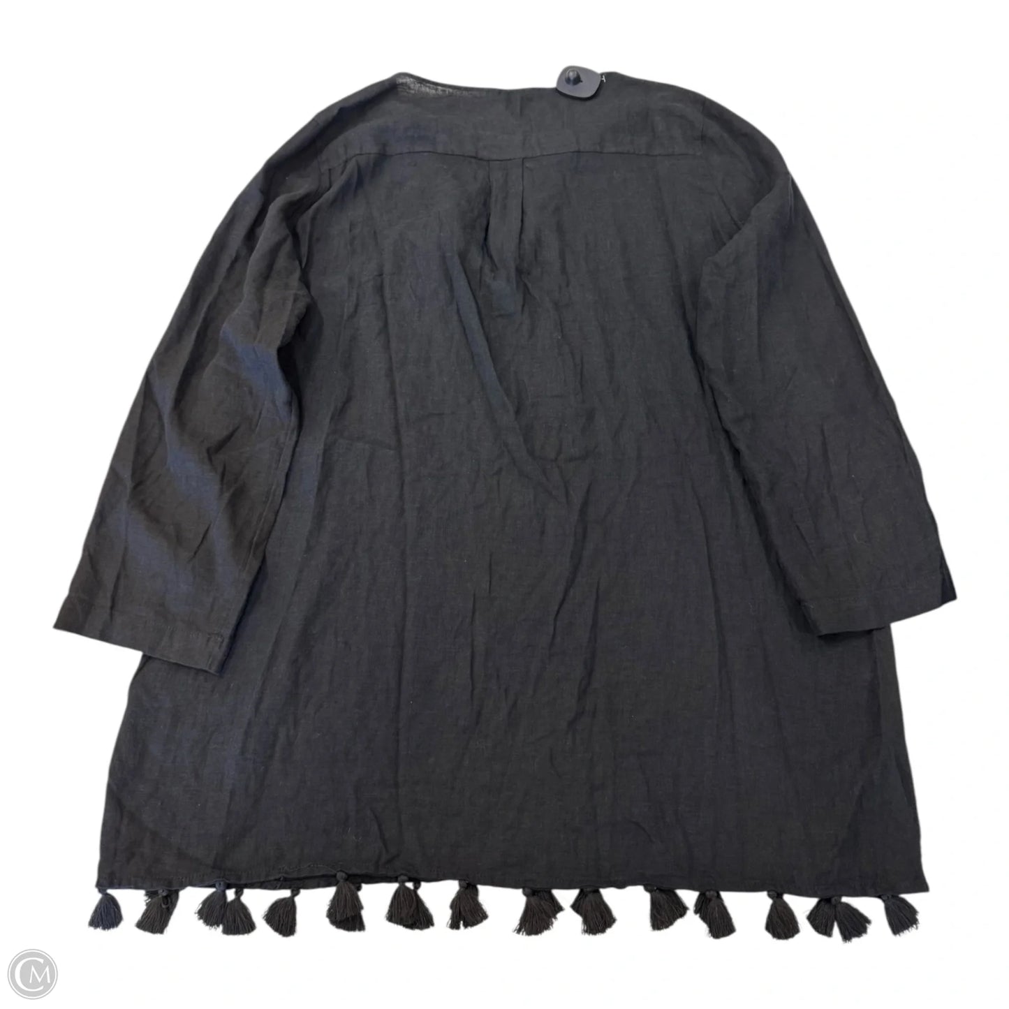 Tunic 3/4 Sleeve By Rachel Zoe In Black, Size: Xl