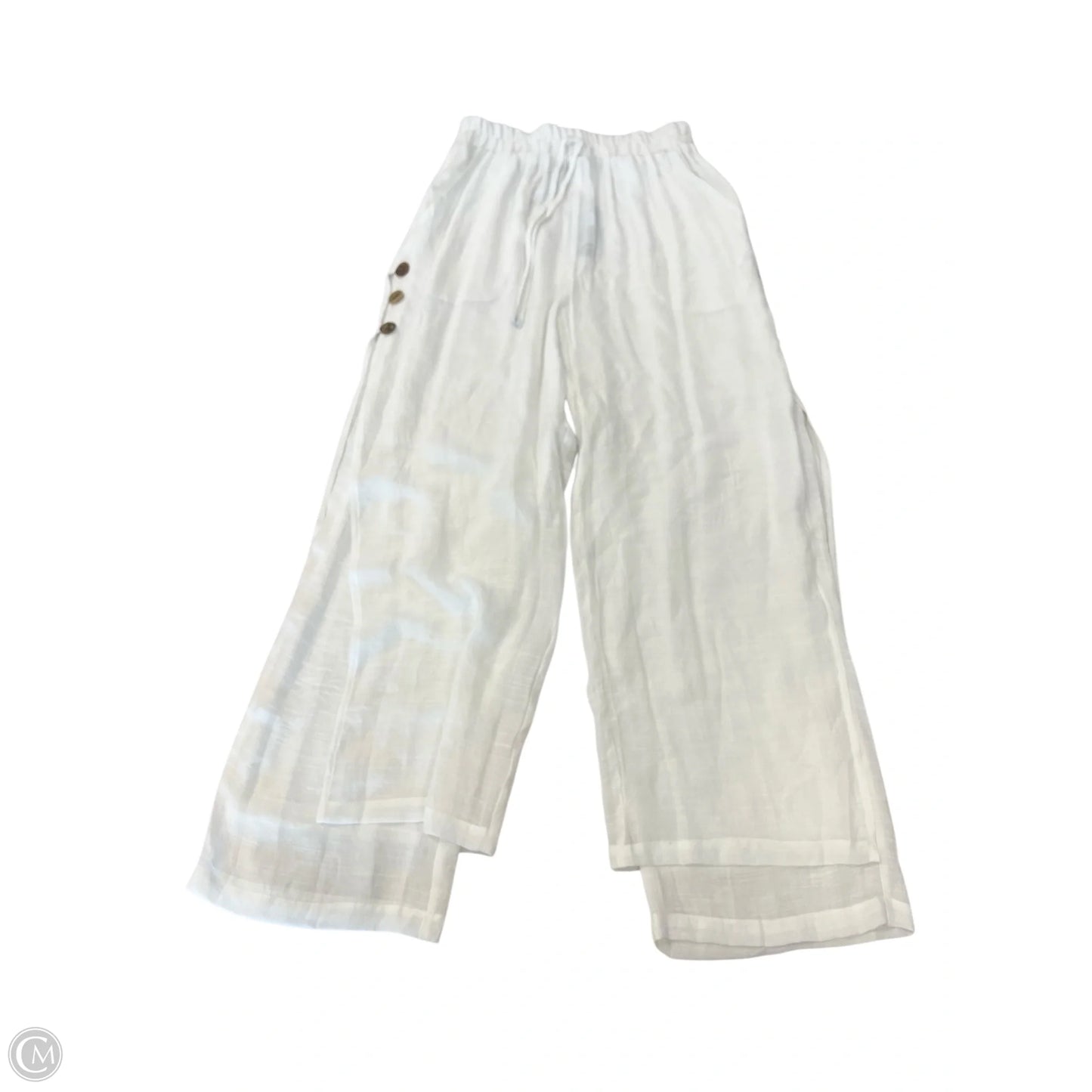 Pants Wide Leg By Clothes Mentor In White, Size: S