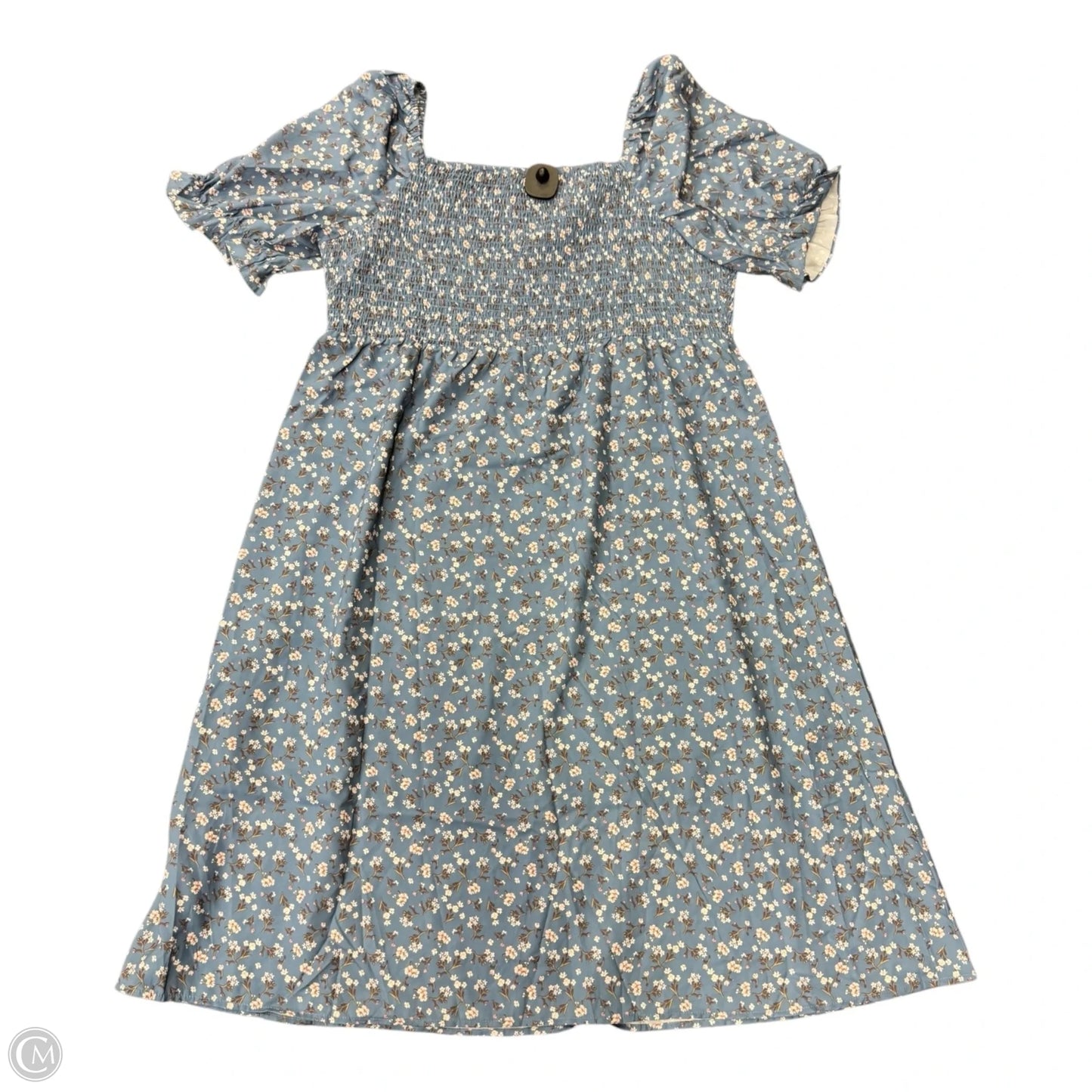 Dress Casual Midi By Clothes Mentor In Floral Print, Size: 3x