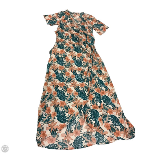 Dress Casual Maxi By Roxy In Tropical Print, Size: S