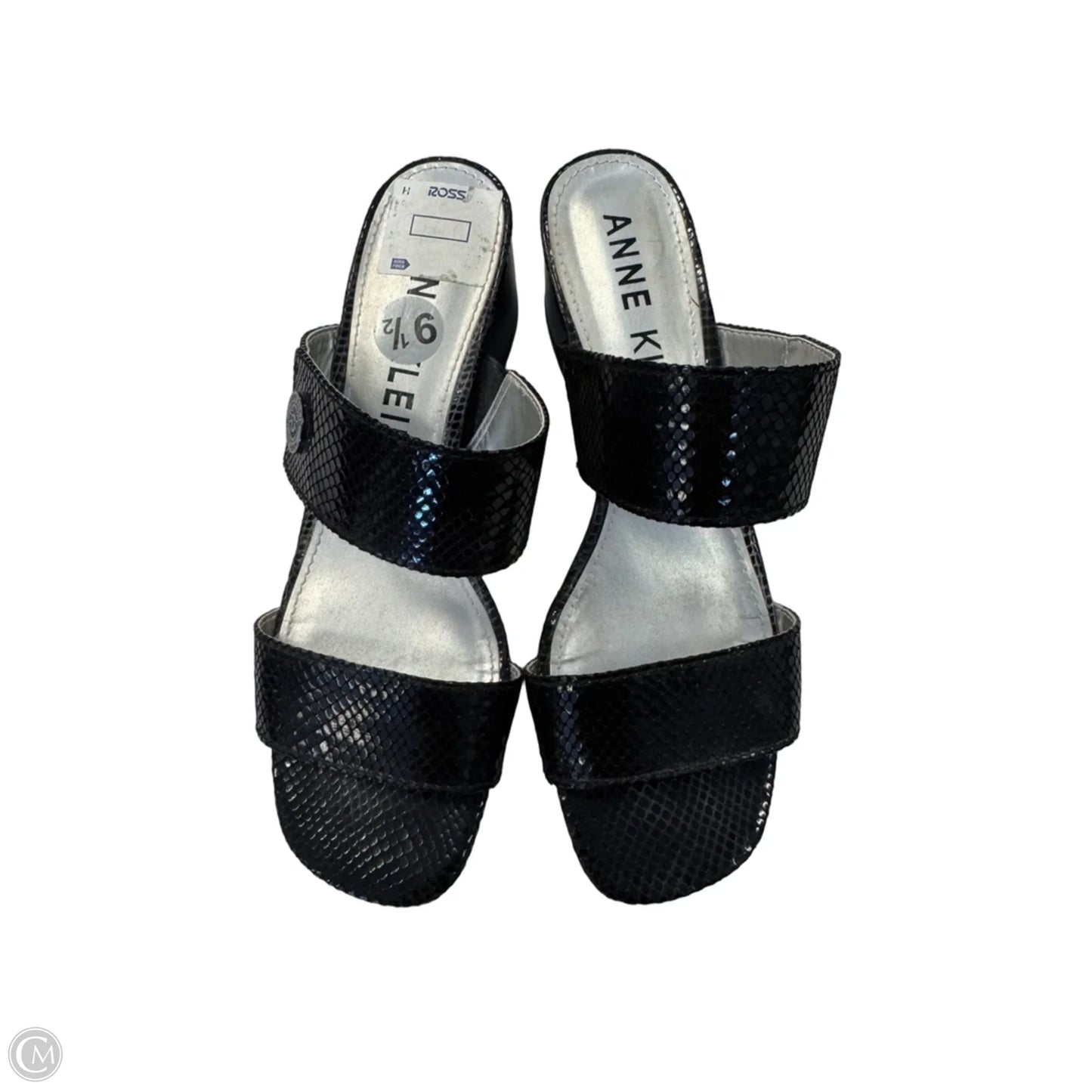 Sandals Heels Block By Anne Klein In Black, Size: 9.5