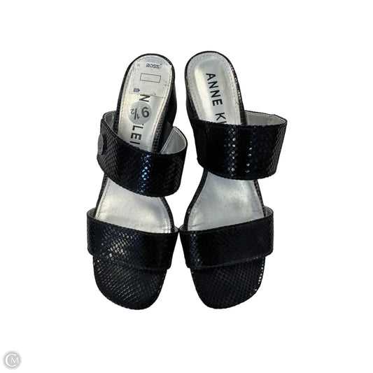 Sandals Heels Block By Anne Klein In Black, Size: 9.5