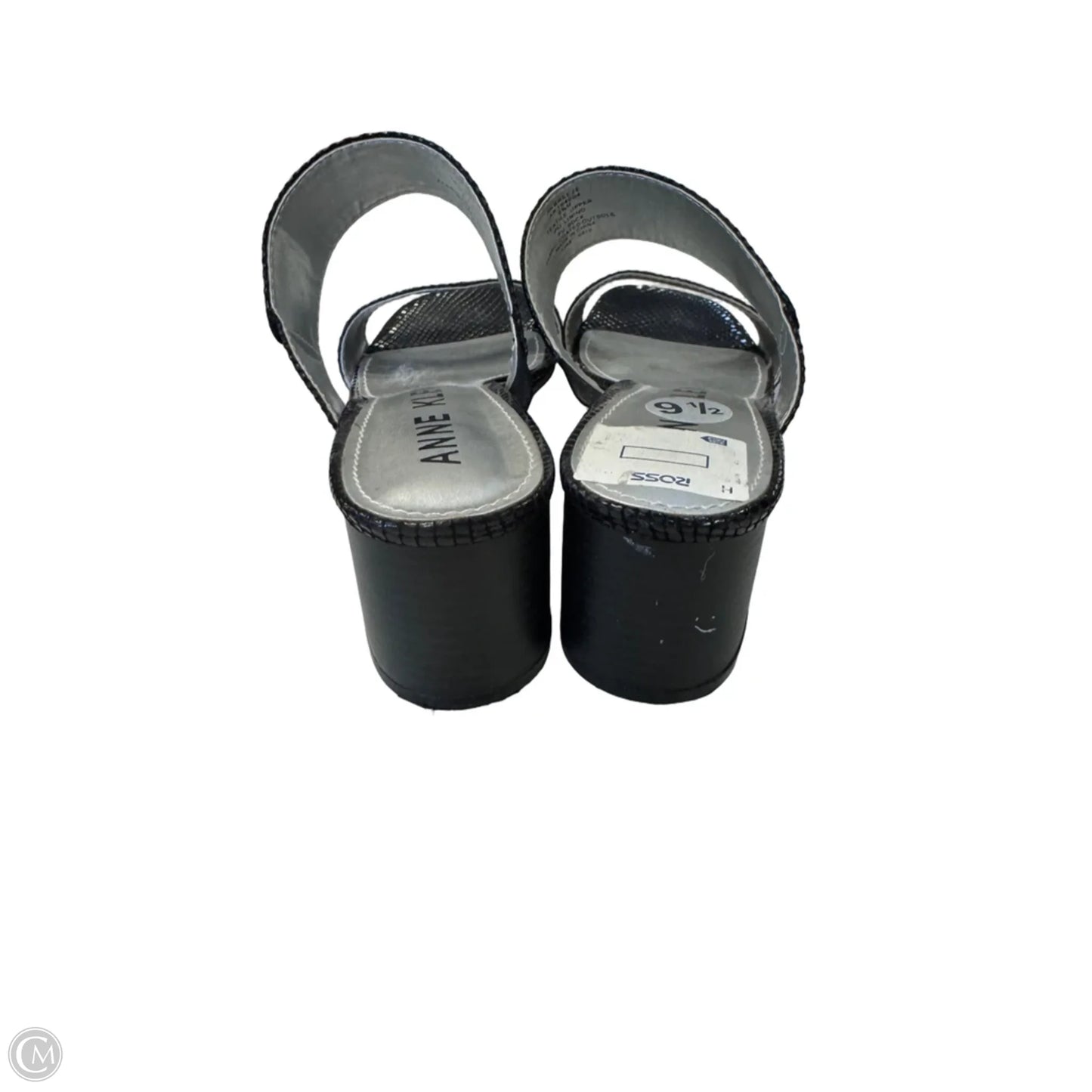 Sandals Heels Block By Anne Klein In Black, Size: 9.5