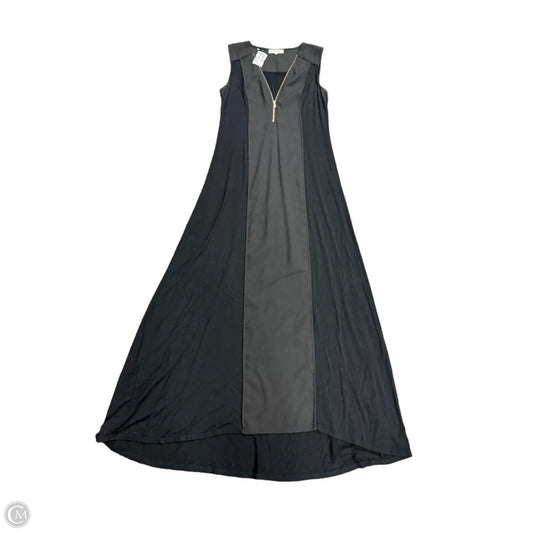 Dress Casual Maxi By Calvin Klein In Black, Size: S