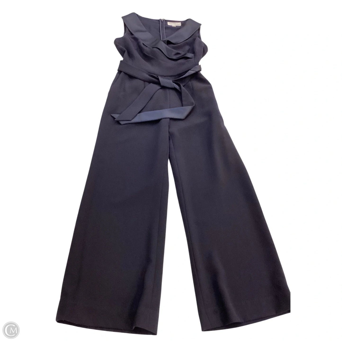 Jumpsuit By Tahari By Arthur Levine In Navy, Size: 10