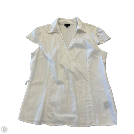 Top Short Sleeve By East 5th In White, Size: Xl
