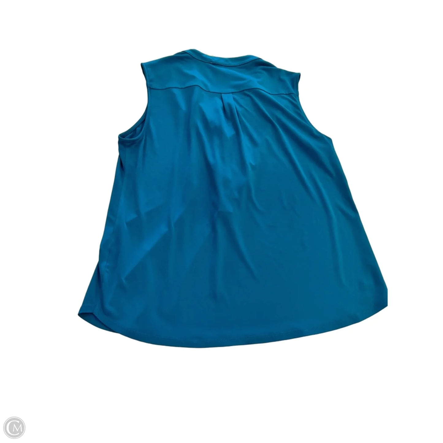 Top Sleeveless By Clothes Mentor In Blue, Size: M