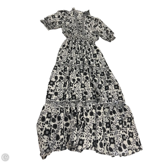 Dress Casual Maxi By Max Studio In Black & White, Size: L
