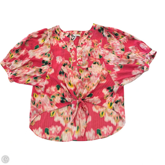 Blouse Short Sleeve By Rose And Olive In Floral Print, Size: S
