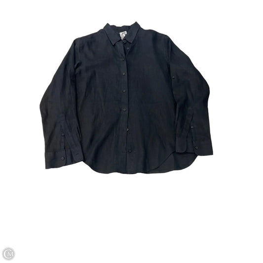 Top Long Sleeve By Lauren By Ralph Lauren In Black, Size: Xl