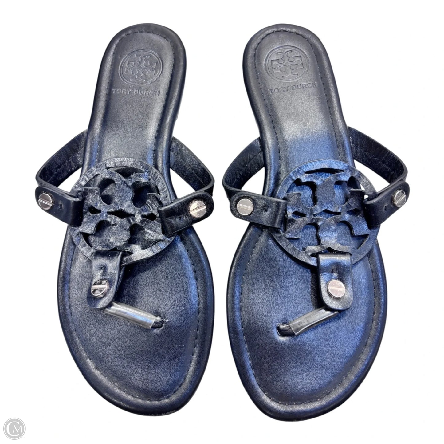 Sandals Designer By Tory Burch In Black, Size: 8