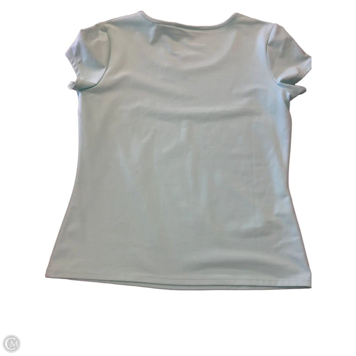 Top Short Sleeve Basic By Apostrophe In Teal, Size: S