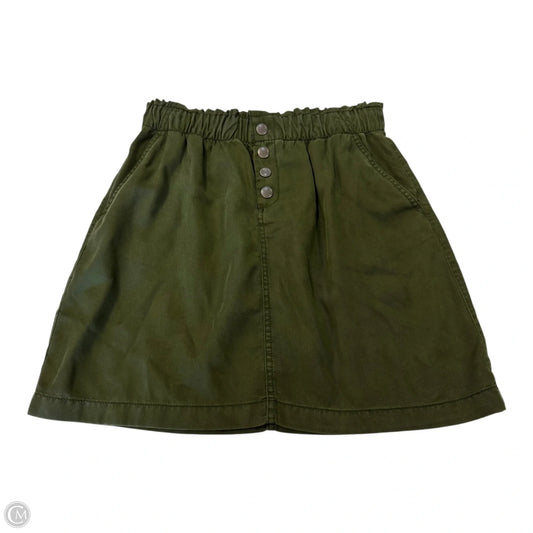 Skirt Mini & Short By Loft In Green, Size: S