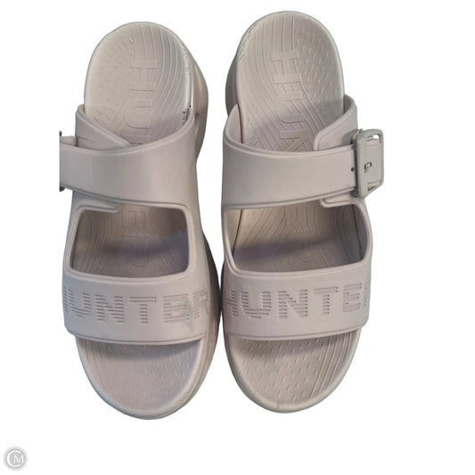 Sandals Designer By Hunter In Pink, Size: 10