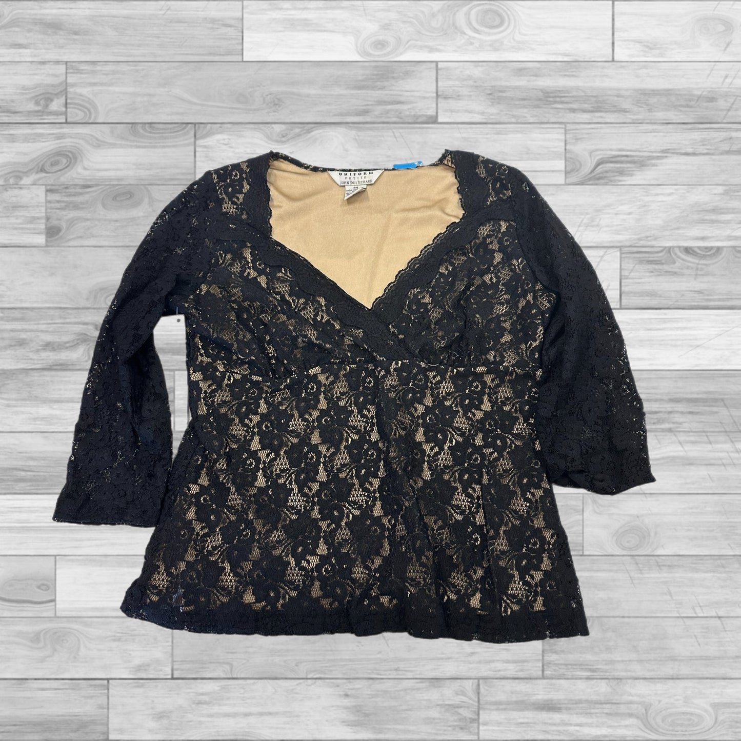 Top Long Sleeve By John Paul Richard In Black, Size: M