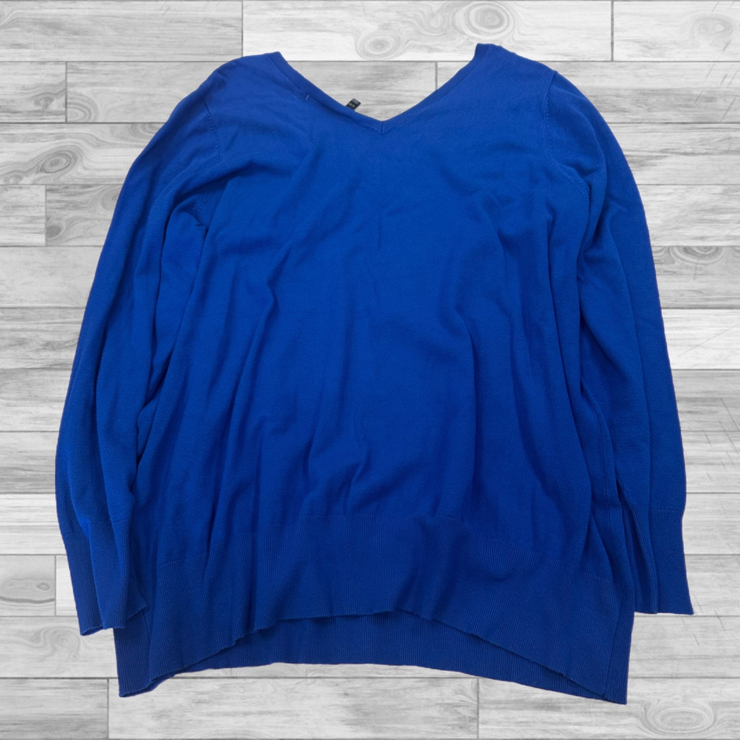 Top Long Sleeve By Lane Bryant In Blue, Size: 26