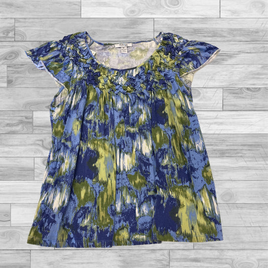 Top Short Sleeve By Style And Company In Blue, Size: Xl