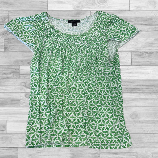 Top Short Sleeve By Style And Company In Green, Size: Xl