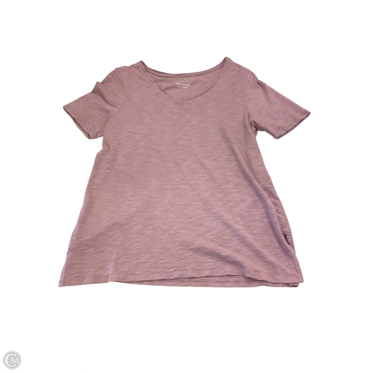 Top Short Sleeve By Chicos In Mauve, Size: 10