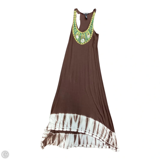 Dress Casual Maxi By Inc In Brown, Size: Xs