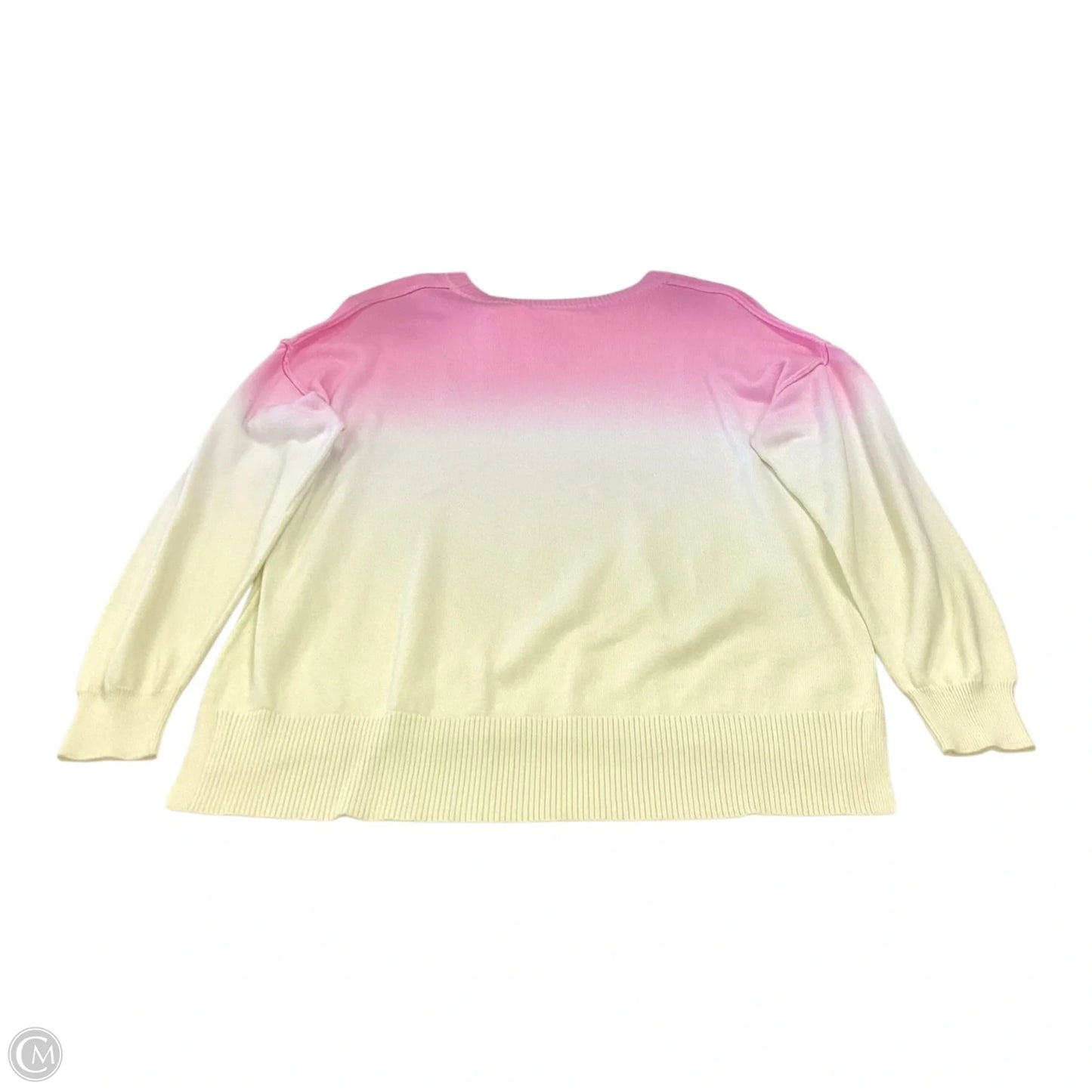 Sweater By For The Republic In Pink & Yellow, Size: L