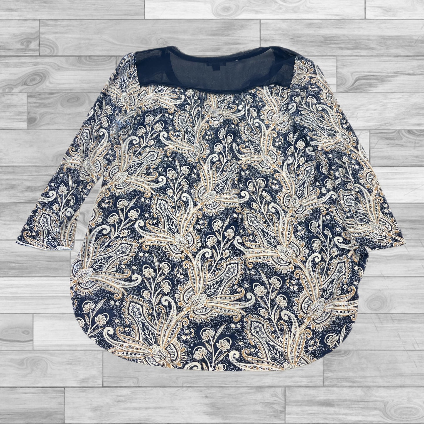 Top Long Sleeve By Lucky Brand In Navy, Size: S