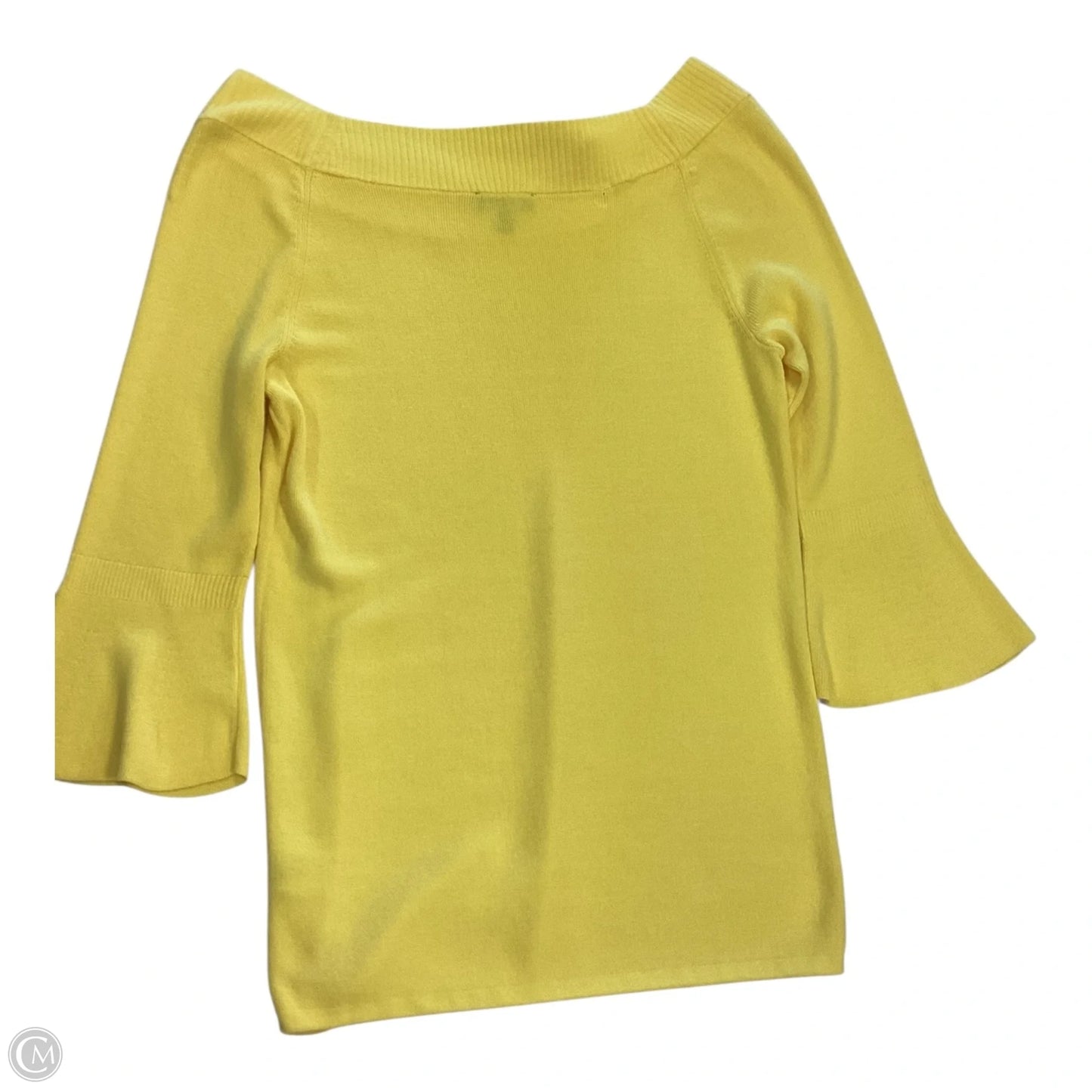 Sweater By Talbots In Yellow, Size: Xs