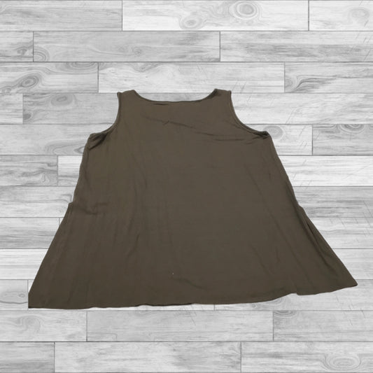 Top Sleeveless By J. Jill In Brown, Size: S