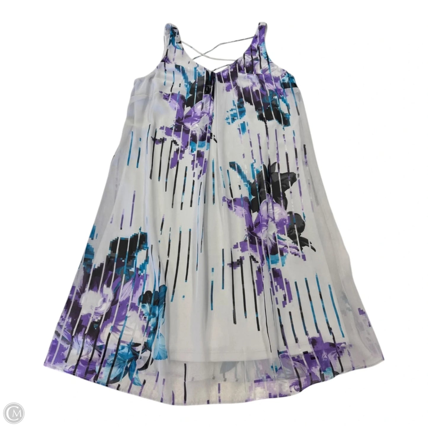 Dress Casual Short By White House Black Market In Floral Print, Size: Xxs