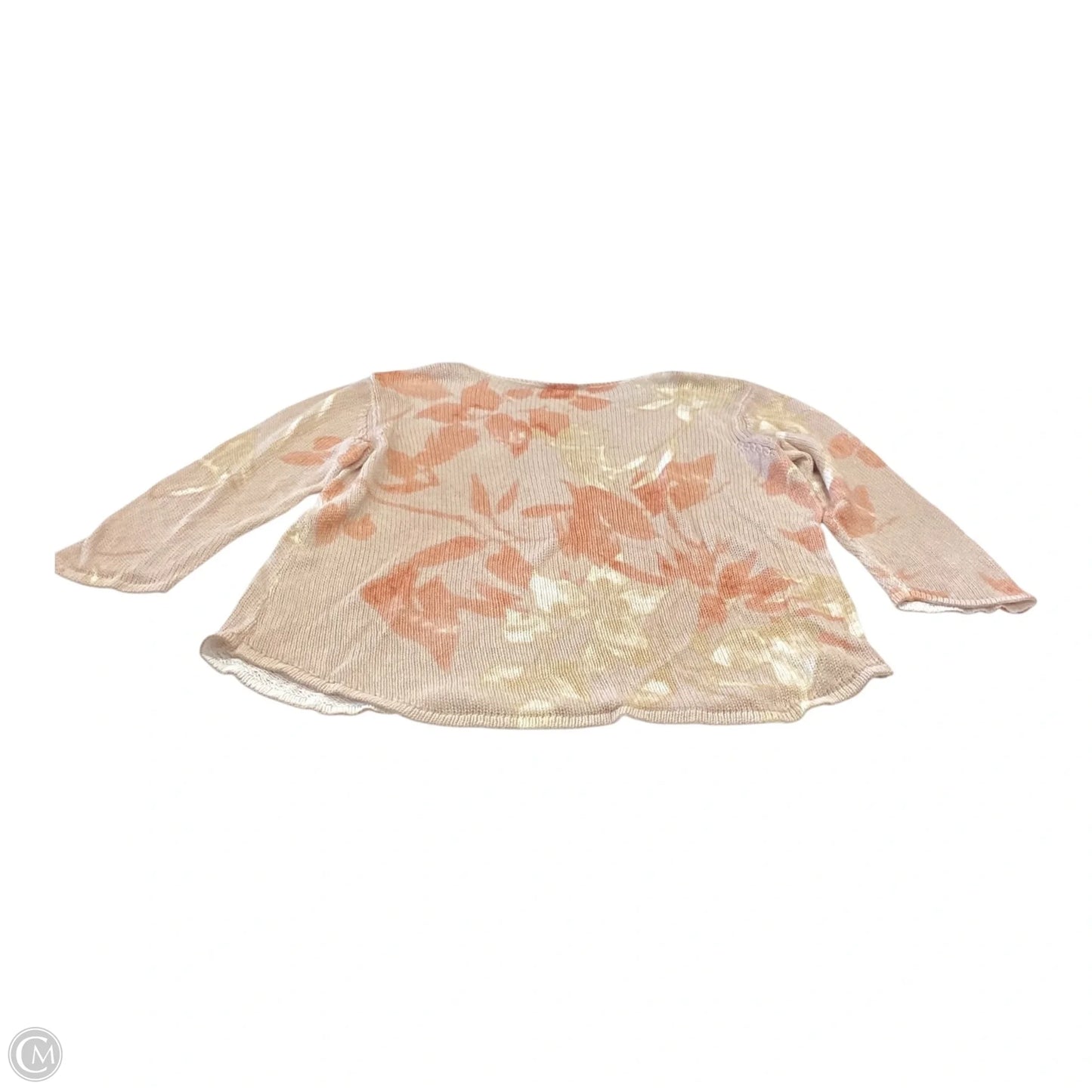 Sweater By Chicos In Orange, Size: 3 (XL)