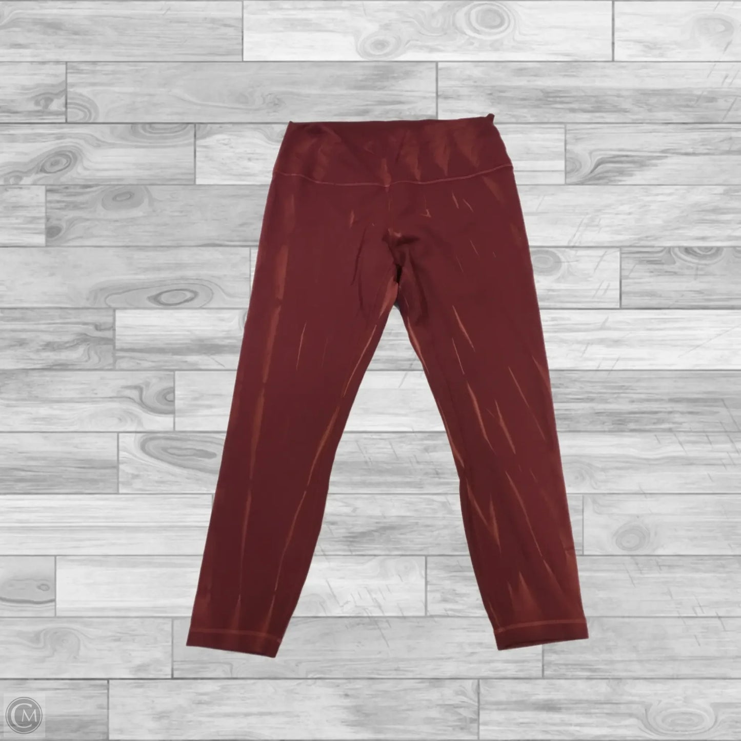 Pants Leggings By Lululemon In Red, Size: 12