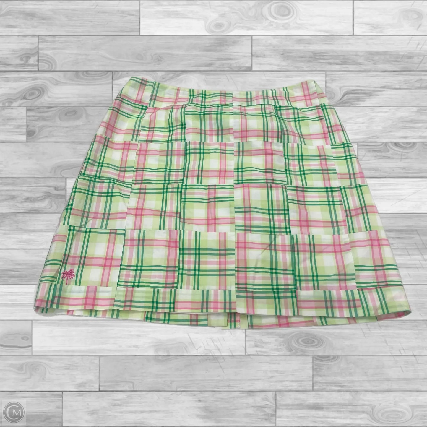 Skirt Designer By Lilly Pulitzer In Plaid Pattern, Size: 6