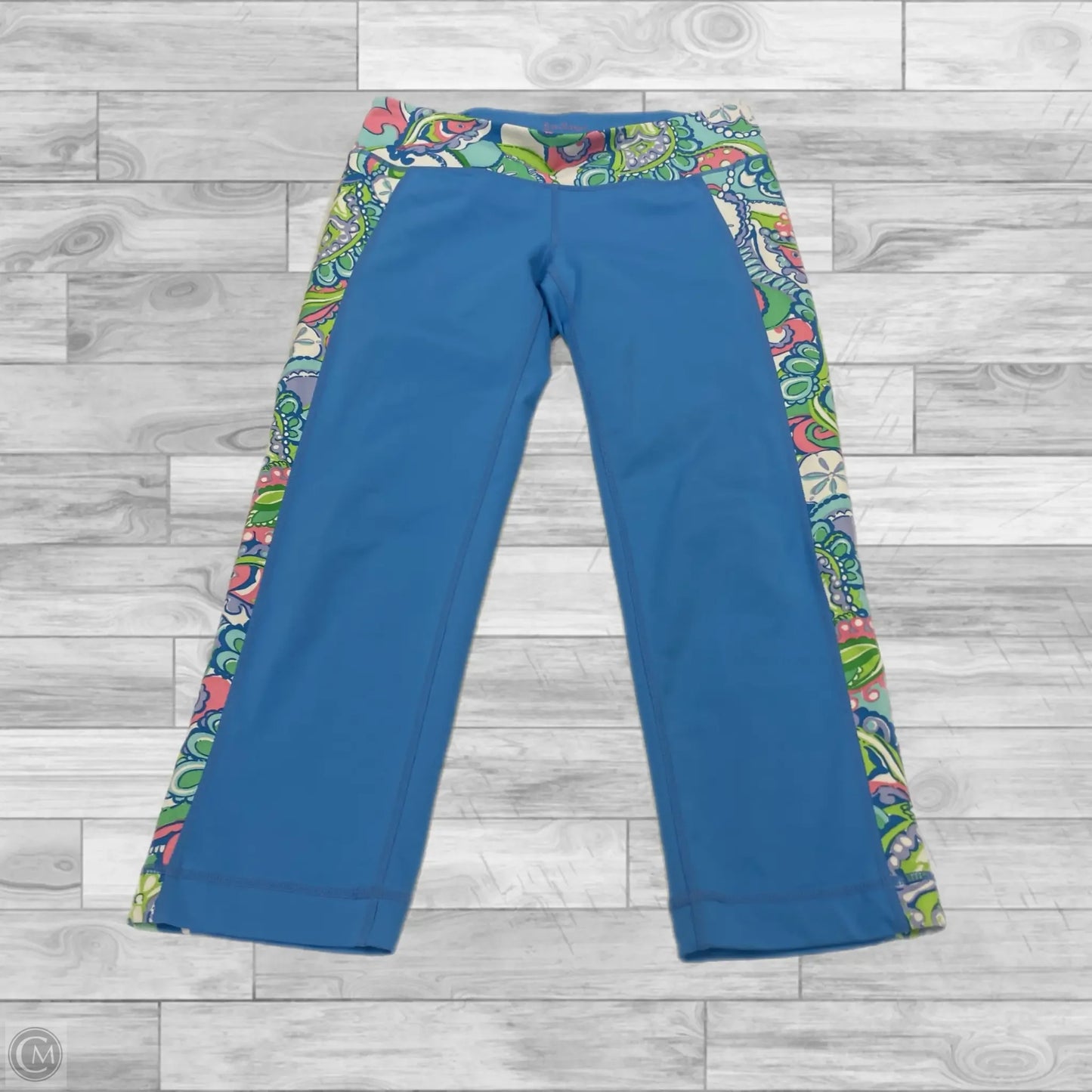 Capris Designer By Lilly Pulitzer In Blue, Size: M