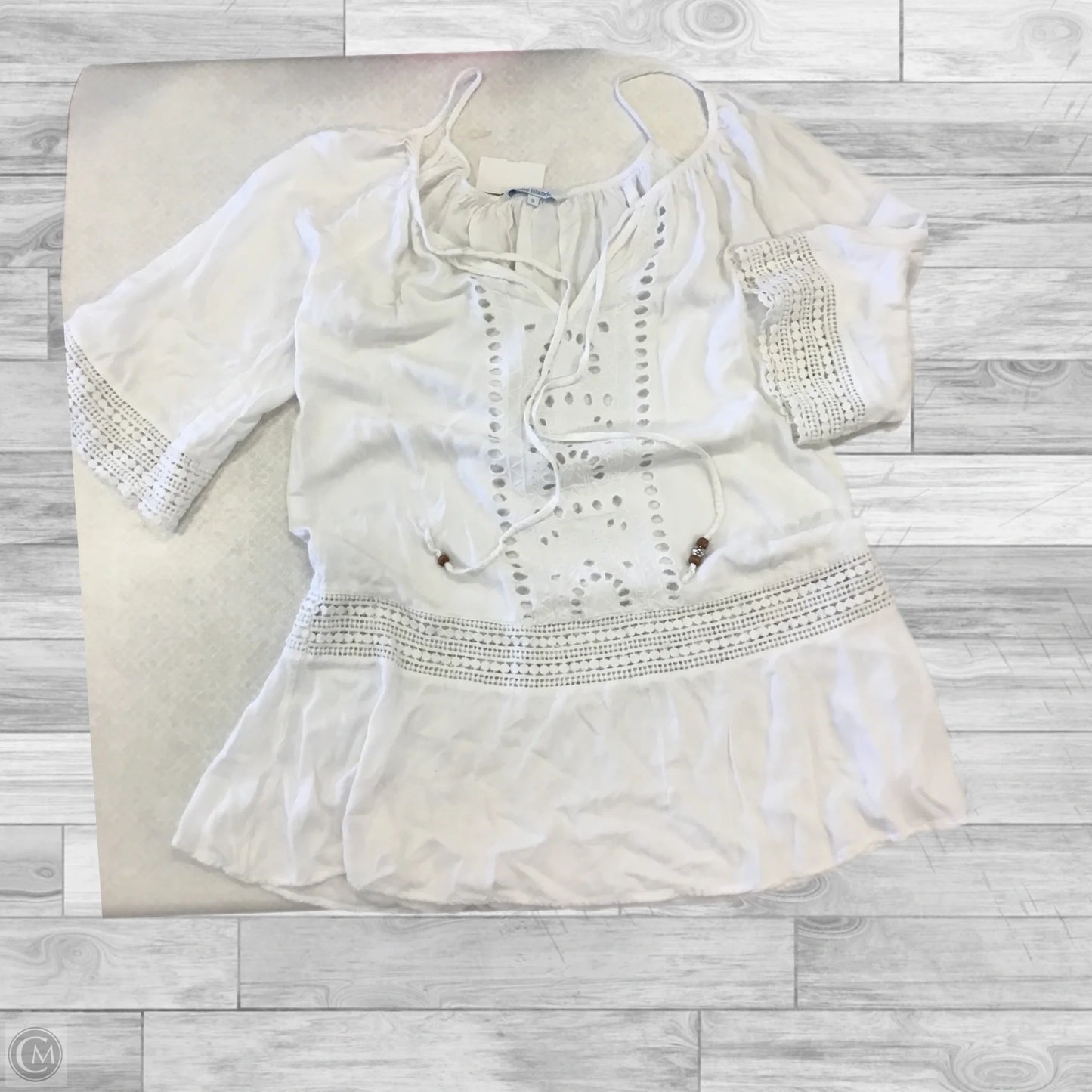 Swimwear Cover-up By Cmc In White, Size: S